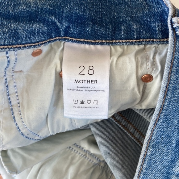 MOTHER THE INSIDER ANKLE DOOM AND BLOOM MID RISE ANKLE FLARE NWOT SZ 28 - Picture 9 of 15